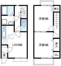 プラムヒルＤの物件間取画像